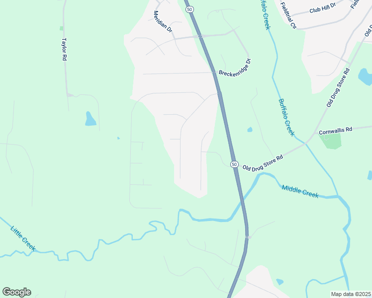 map of restaurants, bars, coffee shops, grocery stores, and more near 157 Leach Drive in Garner