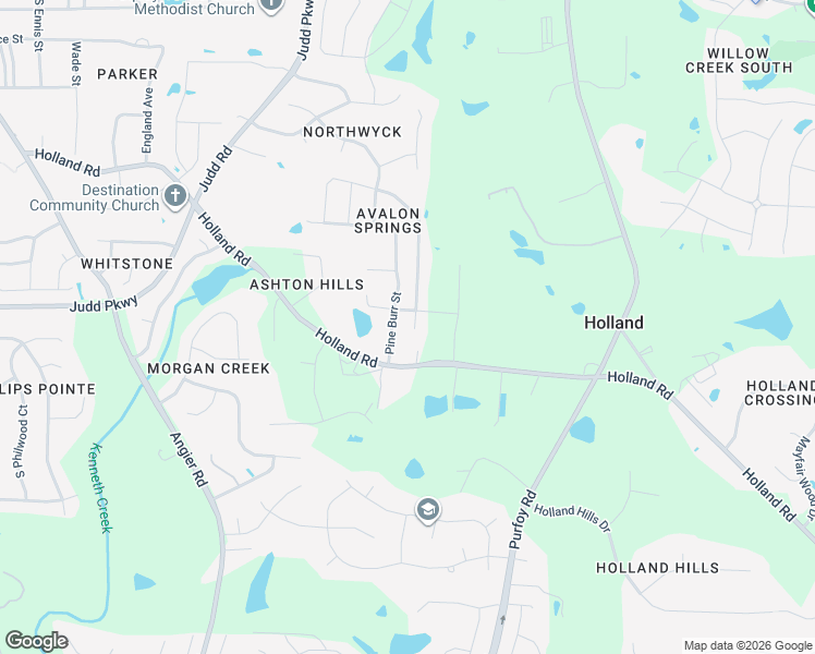 map of restaurants, bars, coffee shops, grocery stores, and more near 910 Minerva Dale Drive in Fuquay Varina