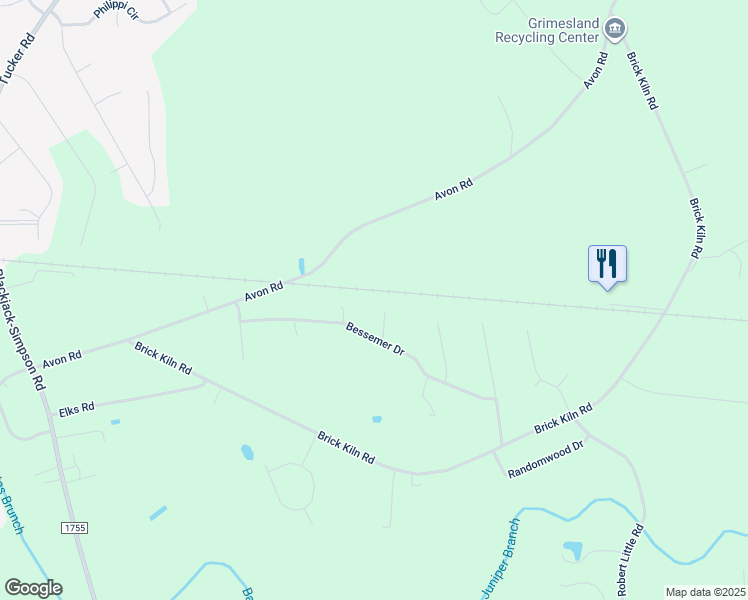 map of restaurants, bars, coffee shops, grocery stores, and more near 804 Bayhill Court in Greenville
