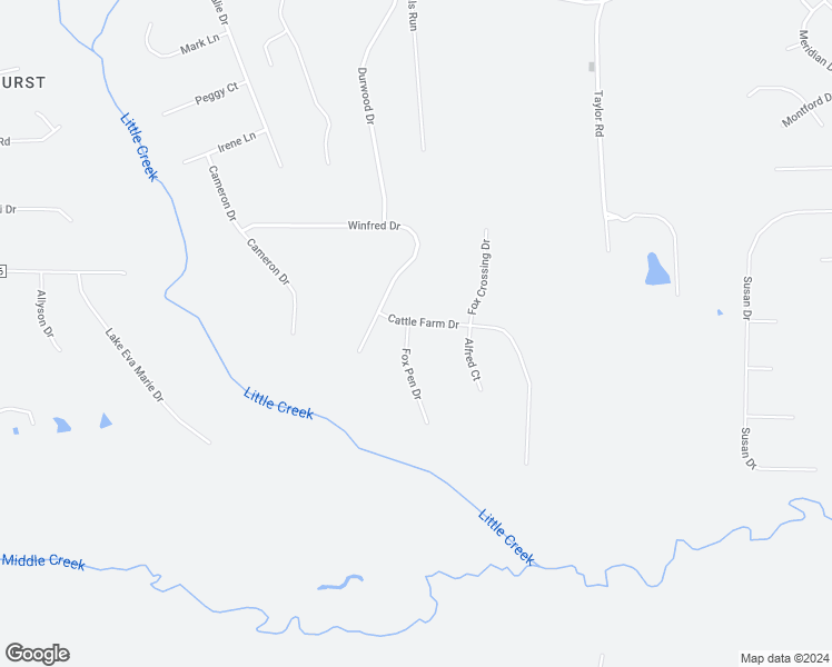 map of restaurants, bars, coffee shops, grocery stores, and more near 31 Fox Pen Drive in Raleigh