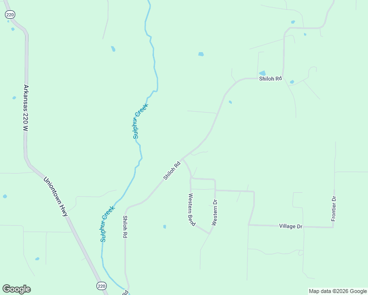 map of restaurants, bars, coffee shops, grocery stores, and more near 12236 Shiloh Road in Van Buren