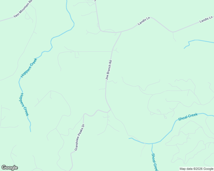 map of restaurants, bars, coffee shops, grocery stores, and more near 525 Joe Branch Road in Nebo