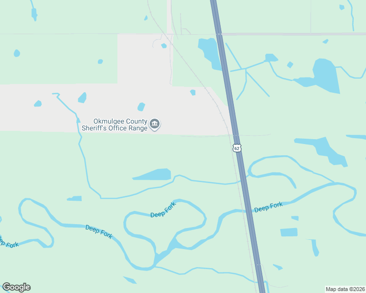 map of restaurants, bars, coffee shops, grocery stores, and more near 13020 Birch Road in Okmulgee