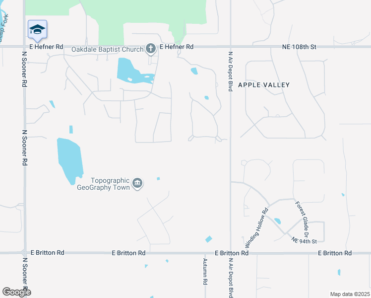 map of restaurants, bars, coffee shops, grocery stores, and more near in Oklahoma City