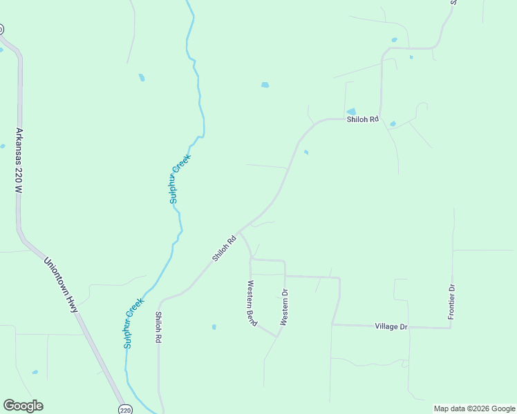 map of restaurants, bars, coffee shops, grocery stores, and more near 12236 Shiloh Road in Van Buren