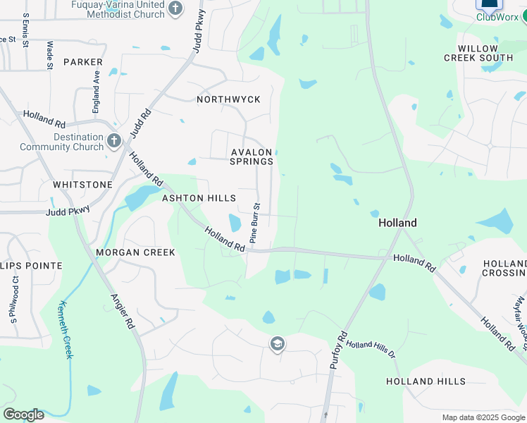 map of restaurants, bars, coffee shops, grocery stores, and more near 836 Minerva Dale Drive in Fuquay Varina
