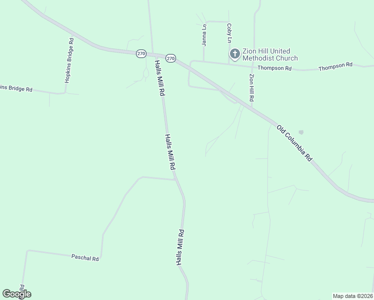 map of restaurants, bars, coffee shops, grocery stores, and more near 1356 Halls Mill Road in Unionville