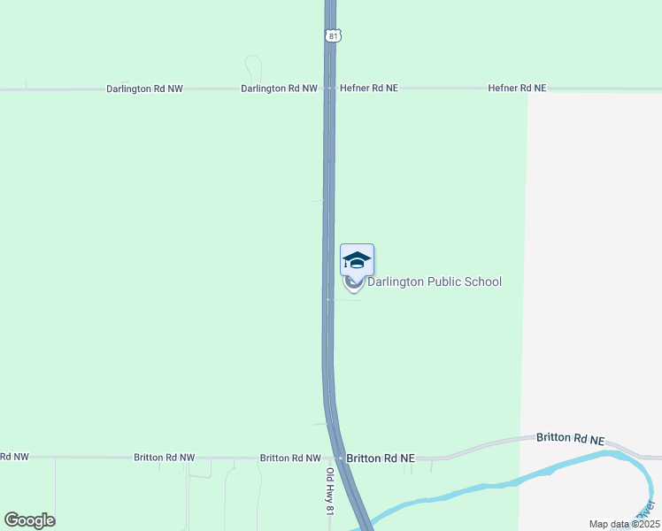 map of restaurants, bars, coffee shops, grocery stores, and more near Highway 81 in El Reno