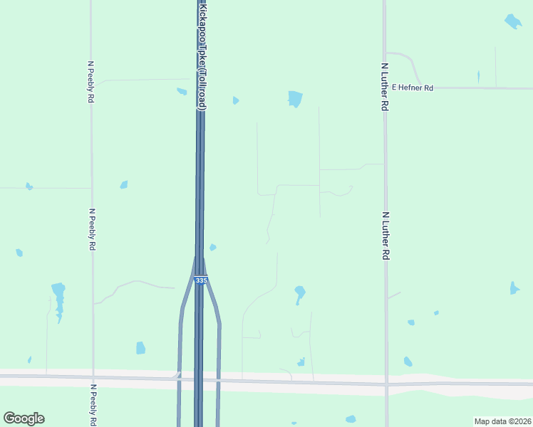 map of restaurants, bars, coffee shops, grocery stores, and more near 18600 Willow Road in Jones