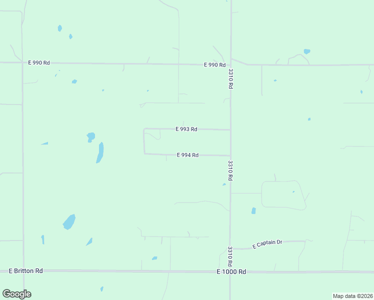 map of restaurants, bars, coffee shops, grocery stores, and more near 330782 East 994 Road in Wellston