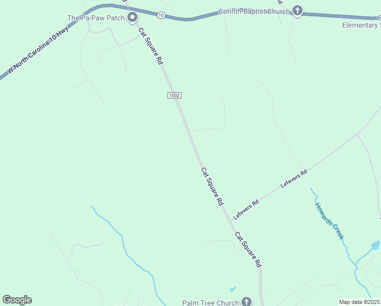 map of restaurants, bars, coffee shops, grocery stores, and more near 4165 Cat Square Road in Vale