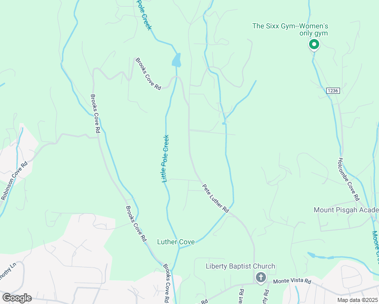 map of restaurants, bars, coffee shops, grocery stores, and more near 111 Pete Luther Road in Candler