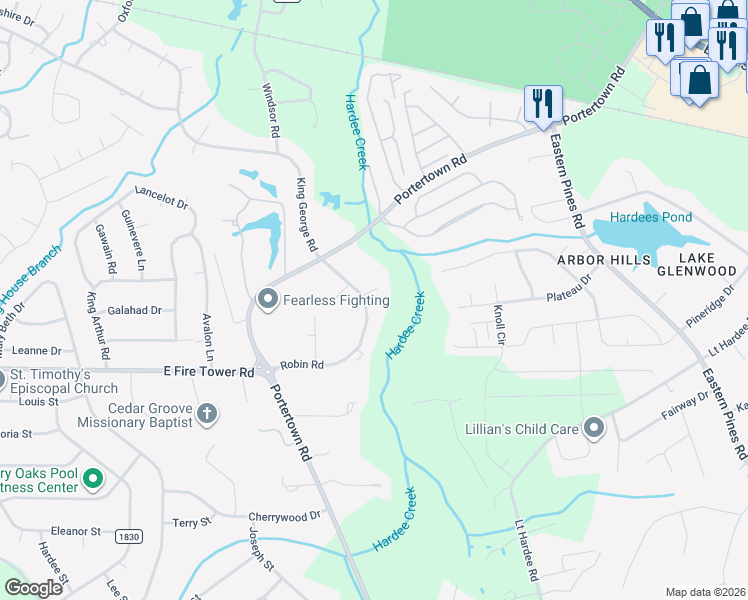 map of restaurants, bars, coffee shops, grocery stores, and more near 6 Dogwood Ct in Greenville