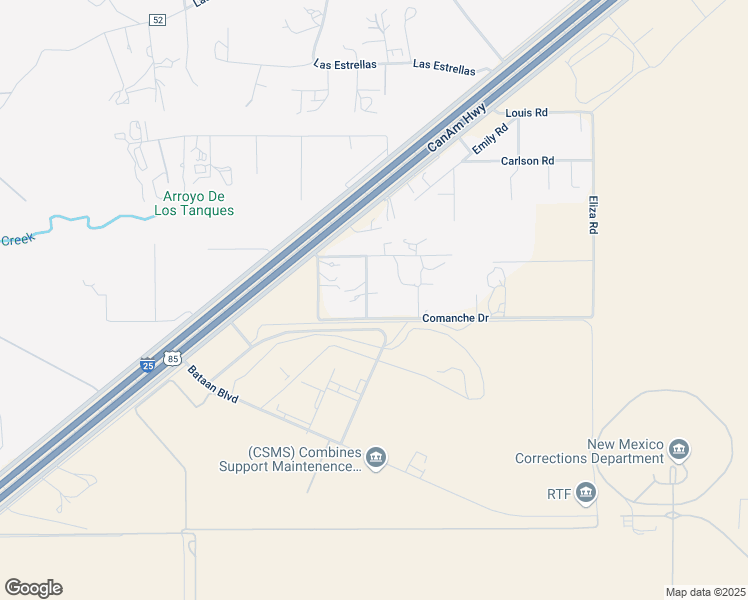 map of restaurants, bars, coffee shops, grocery stores, and more near 3 Tranquil Way in Santa Fe