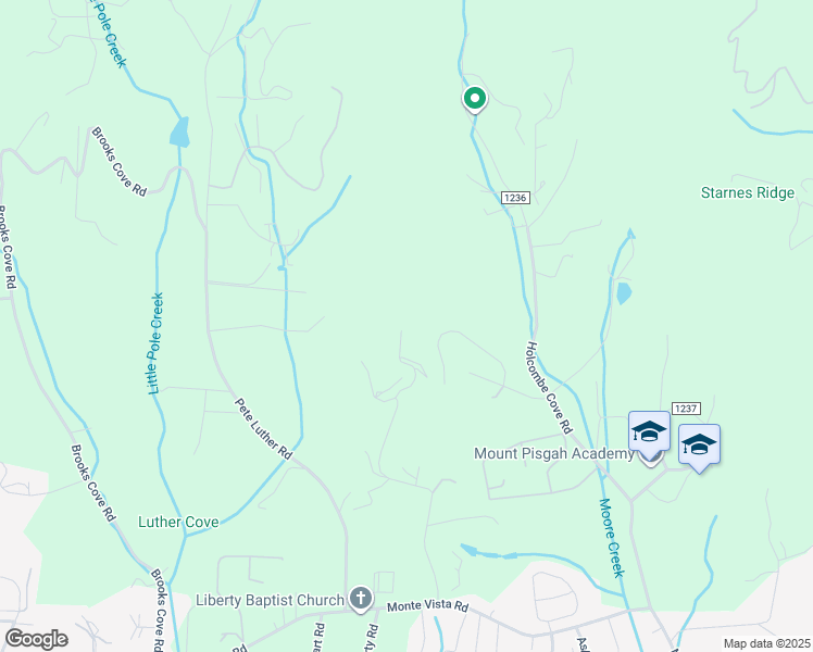 map of restaurants, bars, coffee shops, grocery stores, and more near 98 Daniel Ridge Road in Candler