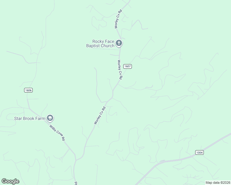 map of restaurants, bars, coffee shops, grocery stores, and more near 1324 Worley Cove Road in Canton