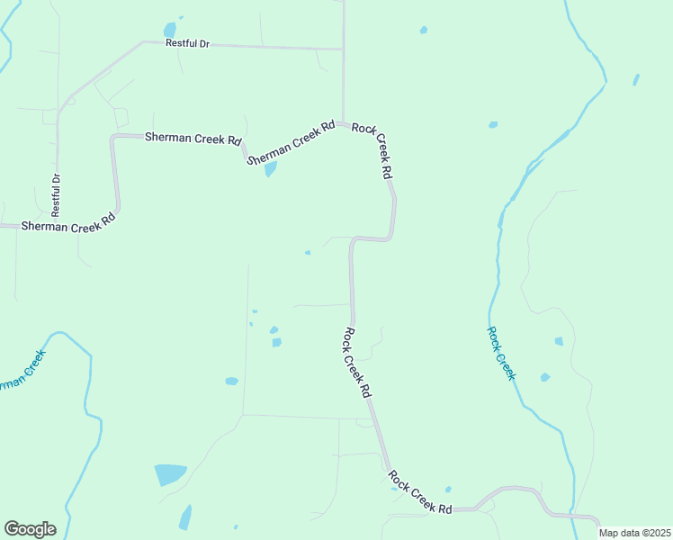 map of restaurants, bars, coffee shops, grocery stores, and more near 9605 Rock Creek Road in Mulberry