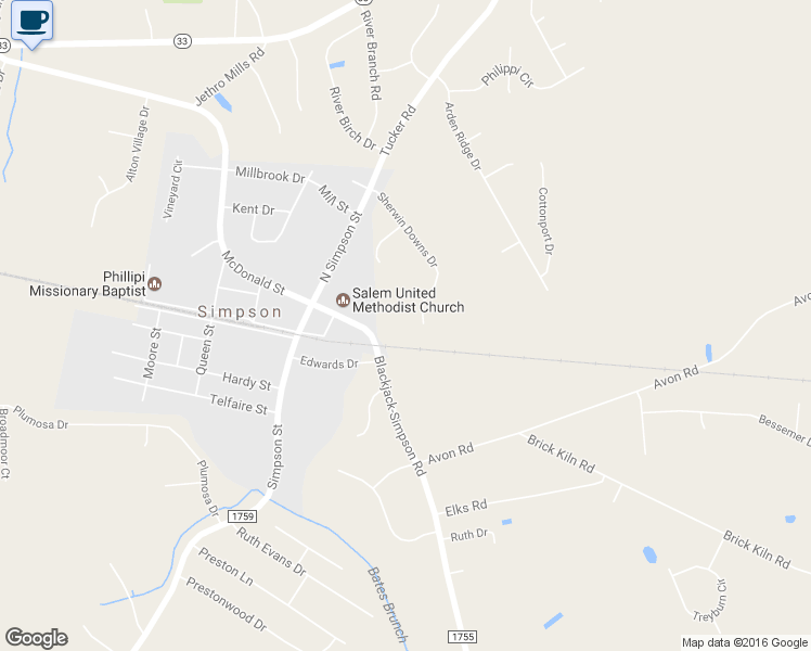 map of restaurants, bars, coffee shops, grocery stores, and more near 2948 Sherwin Downs Drive in Grimesland