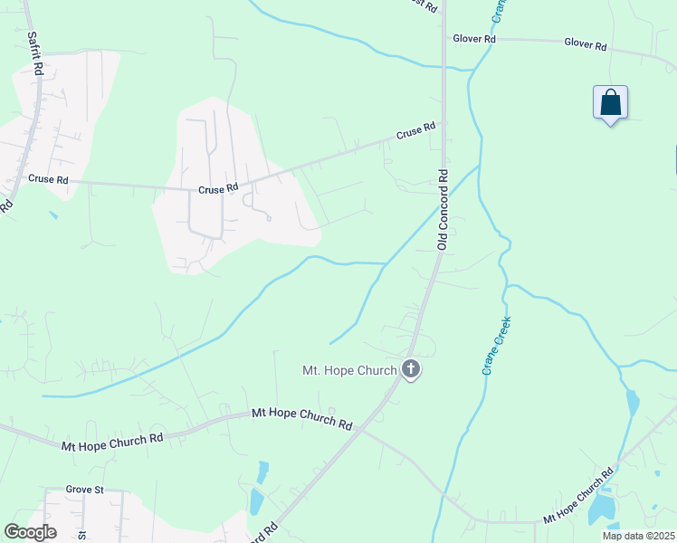 map of restaurants, bars, coffee shops, grocery stores, and more near 6609 Old Concord Road in Salisbury