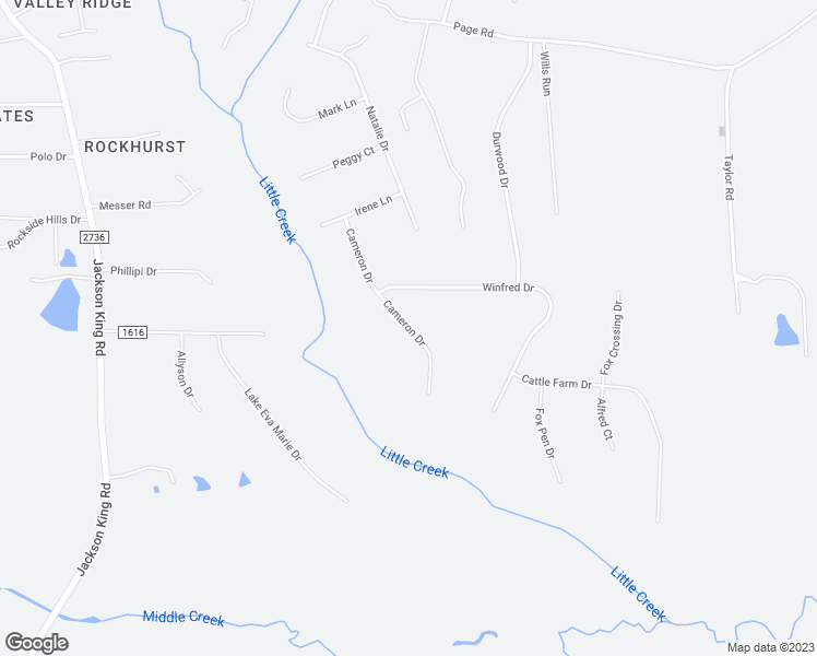 map of restaurants, bars, coffee shops, grocery stores, and more near 216 Cameron Drive in Raleigh