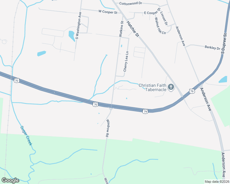 map of restaurants, bars, coffee shops, grocery stores, and more near 568 Windrow Road in Brownsville