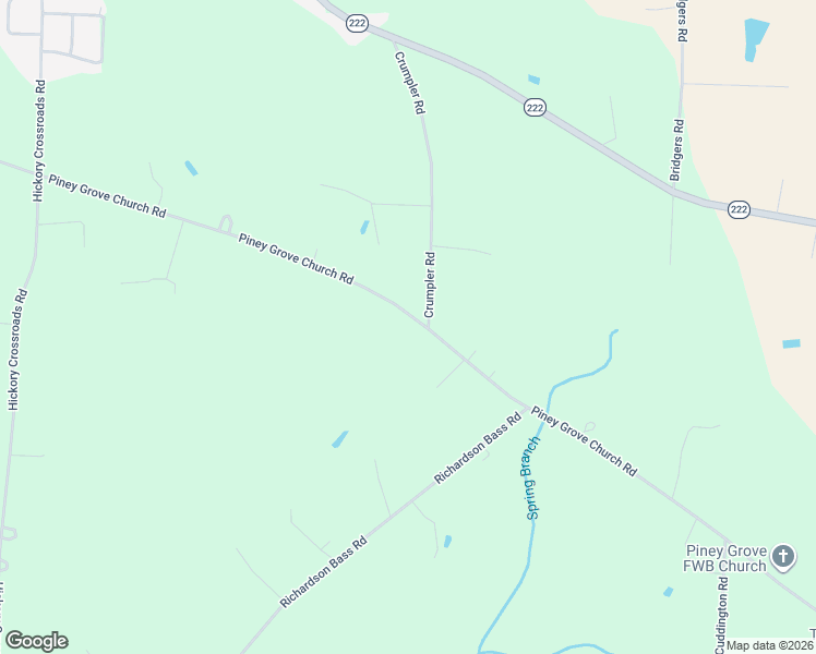 map of restaurants, bars, coffee shops, grocery stores, and more near 1378 Piney Grove Church Road in Kenly