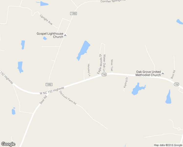map of restaurants, bars, coffee shops, grocery stores, and more near 5390 Nc 152 West in China Grove