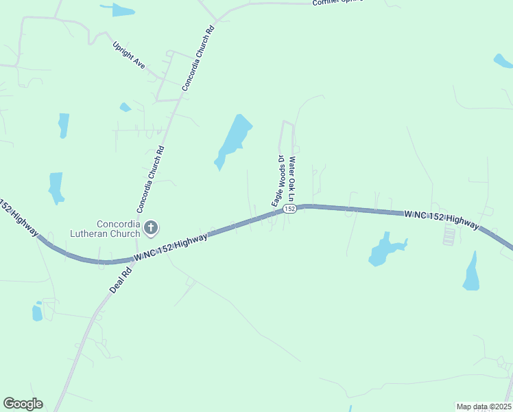map of restaurants, bars, coffee shops, grocery stores, and more near 5390 Nc 152 West in China Grove