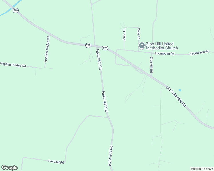 map of restaurants, bars, coffee shops, grocery stores, and more near 1356 Halls Mill Road in Unionville