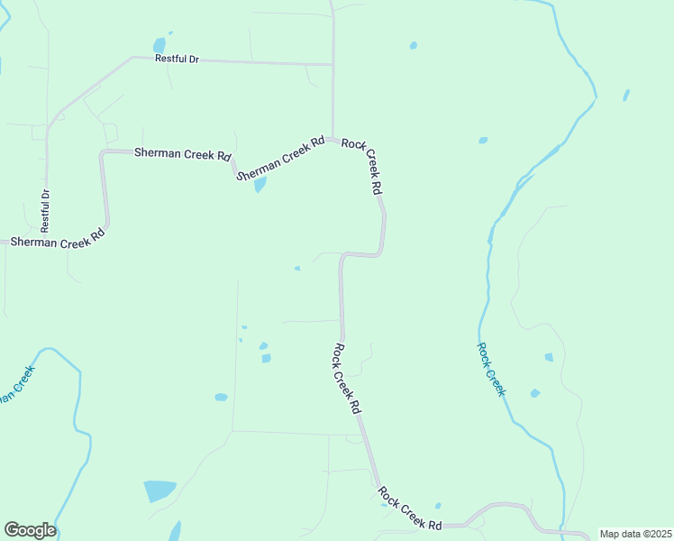 map of restaurants, bars, coffee shops, grocery stores, and more near 9605 Rock Creek Road in Mulberry