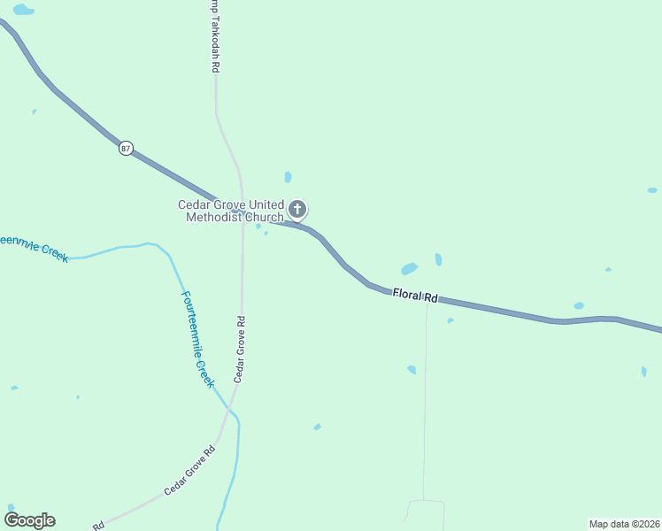 map of restaurants, bars, coffee shops, grocery stores, and more near 2735 Floral Road in Floral