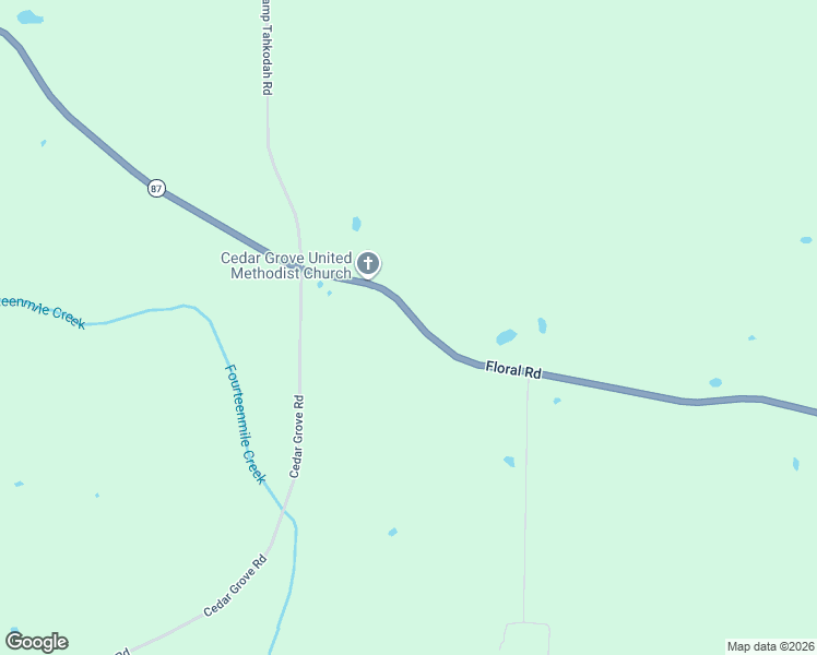 map of restaurants, bars, coffee shops, grocery stores, and more near 2735 Floral Road in Floral