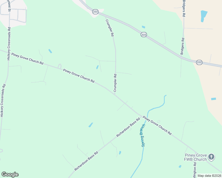 map of restaurants, bars, coffee shops, grocery stores, and more near 1378 Piney Grove Church Road in Kenly