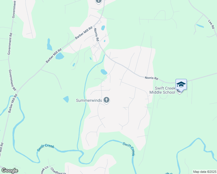 map of restaurants, bars, coffee shops, grocery stores, and more near 2105 Huntclub Drive in Clayton