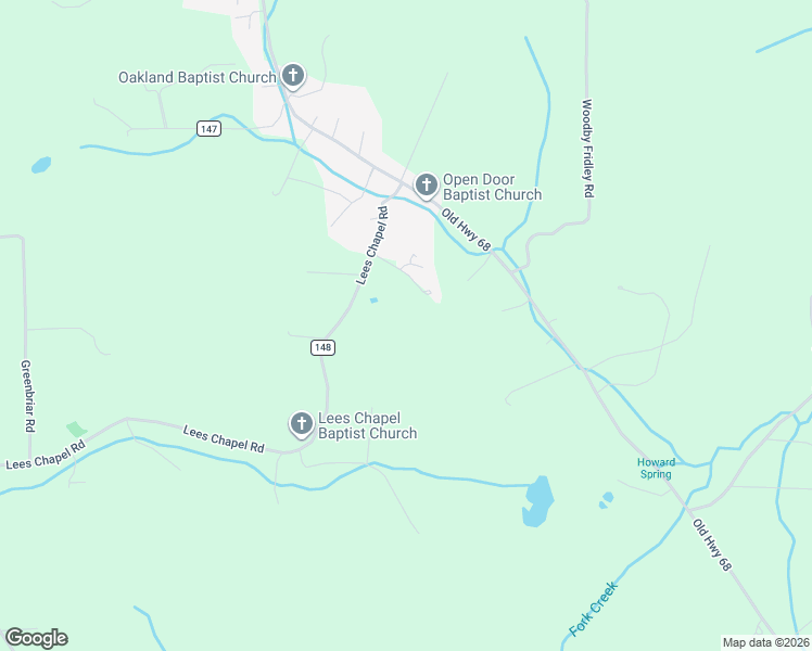 map of restaurants, bars, coffee shops, grocery stores, and more near 169 Lees Chapel Road in Sweetwater