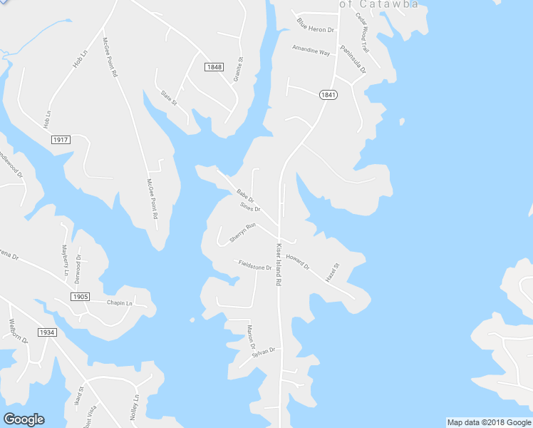 map of restaurants, bars, coffee shops, grocery stores, and more near 28682 Babe Drive in Lake Norman of Catawba