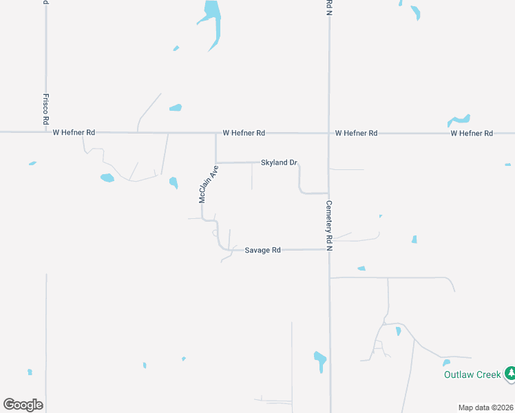 map of restaurants, bars, coffee shops, grocery stores, and more near 13271 Sky Ray Court in Yukon
