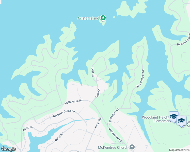 map of restaurants, bars, coffee shops, grocery stores, and more near 287 Digh Circle in Mooresville