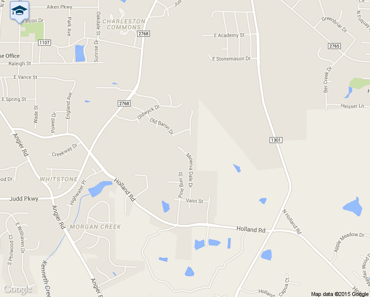 map of restaurants, bars, coffee shops, grocery stores, and more near 721 Minerva Dale Drive in Fuquay-Varina