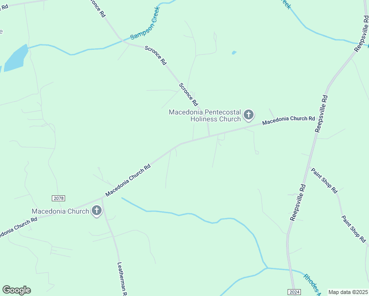map of restaurants, bars, coffee shops, grocery stores, and more near 4511 Macedonia Church Road in Vale