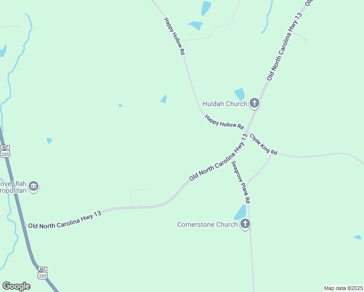 map of restaurants, bars, coffee shops, grocery stores, and more near 4762 Happy Hollow Road in Asheboro
