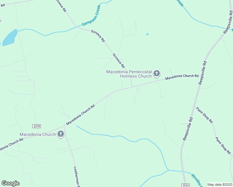 map of restaurants, bars, coffee shops, grocery stores, and more near 4511 Macedonia Church Road in Vale