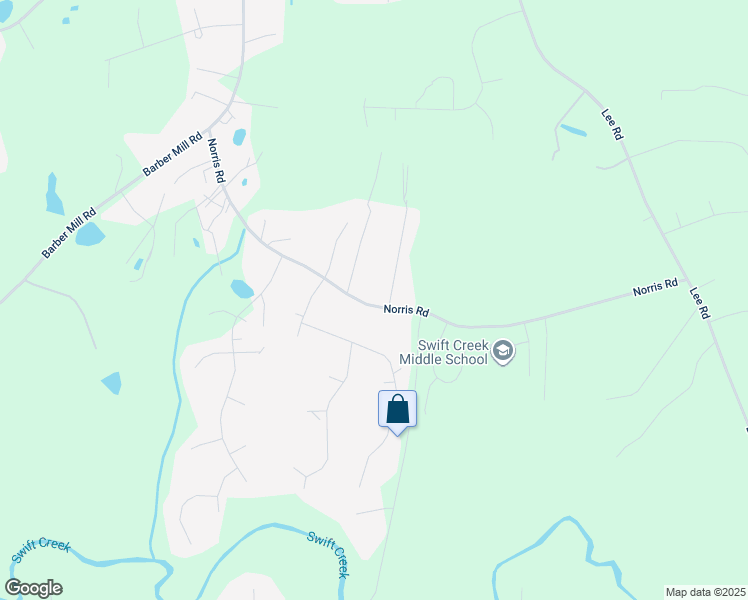 map of restaurants, bars, coffee shops, grocery stores, and more near 648 Norris Road in Clayton