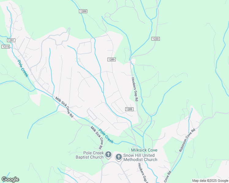 map of restaurants, bars, coffee shops, grocery stores, and more near 23 Sunny Knoll Acres in Candler