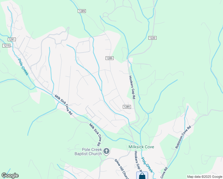 map of restaurants, bars, coffee shops, grocery stores, and more near 23 Sunny Knoll Acres in Candler