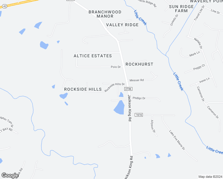 map of restaurants, bars, coffee shops, grocery stores, and more near 4336 Rockside Hills Drive in Raleigh