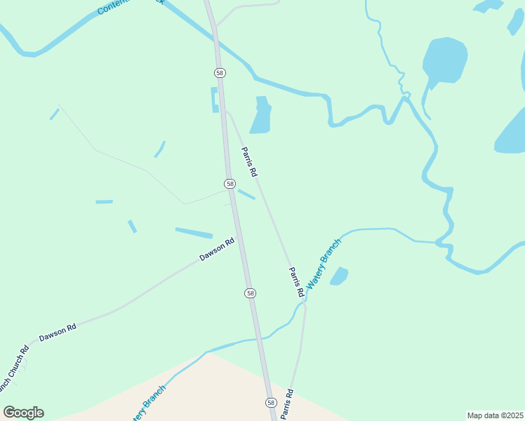 map of restaurants, bars, coffee shops, grocery stores, and more near 831 Parris Road in Stantonsburg