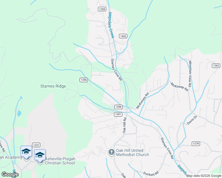 map of restaurants, bars, coffee shops, grocery stores, and more near 38 Moody Road in Asheville