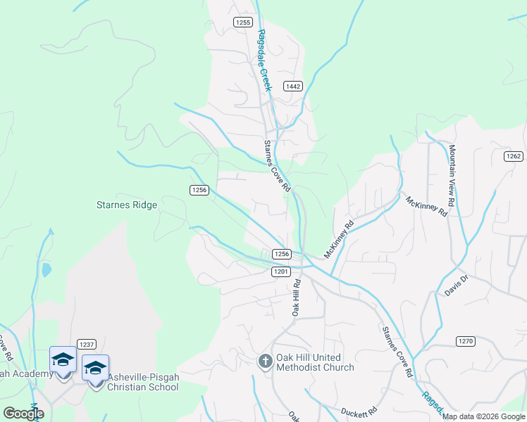 map of restaurants, bars, coffee shops, grocery stores, and more near 38 Moody Road in Asheville