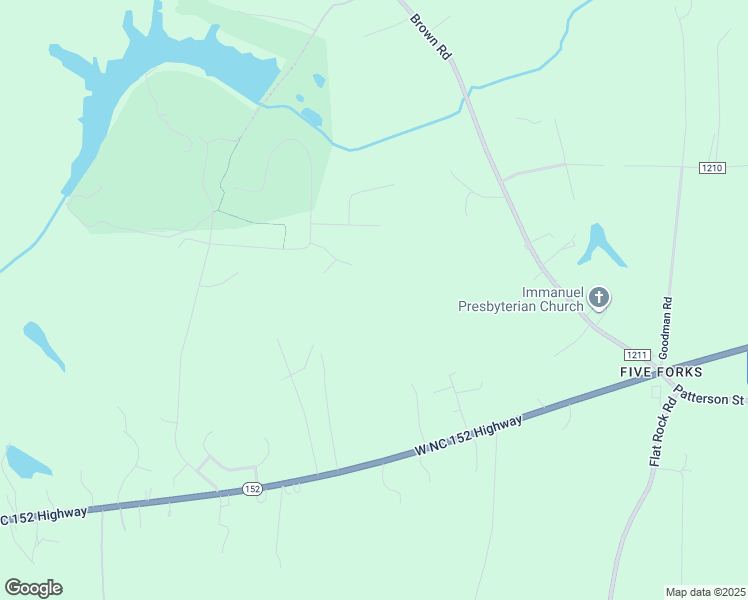 map of restaurants, bars, coffee shops, grocery stores, and more near West North Carolina 152 Highway in China Grove